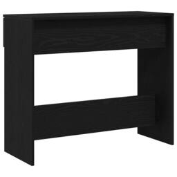 Berkfield Home Console Table Black Oak 90x36x75 cm Engineered Wood - Size: 90 x 36 x 75 cm - thumbnail 8