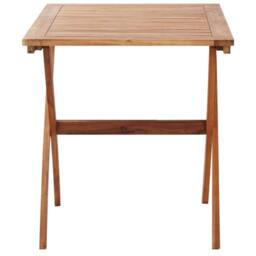 Berkfield Home Garden Table 110x67x74 cm Solid Acacia Wood in Brown - Size: 110 x 67 x 74 cm - thumbnail 1