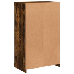 Berkfield Home Sideboard with LED Lights Smoked Oak 60.5x37x100 cm in Brown - thumbnail 8