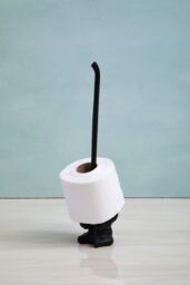 Orsina Fauna Black Elephant Toilet Roll Holder - thumbnail 5