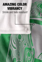 Harry Potter Slytherin S Logo Officially Licensed Silky Touch Super Soft Throw Blanket 152x127 cm in White - thumbnail 4