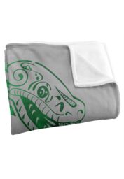 Harry Potter Slytherin S Logo Officially Licensed Silky Touch Super Soft Throw Blanket 152x127 cm in White - thumbnail 3