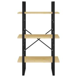 Berkfield Home Storage Shelf 60x30x105 cm Solid Pine Wood in Brown - Size: 60 x 30 x 105 cm - thumbnail 5