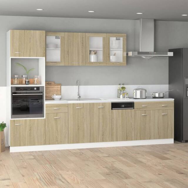 Berkfield Home Hanging Cabinet Lyon Sonoma Oak 29.5x31x60 cm Engineered Wood in Brown - image 1