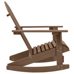 Berkfield Home Garden Rocking Chair Wood Brown