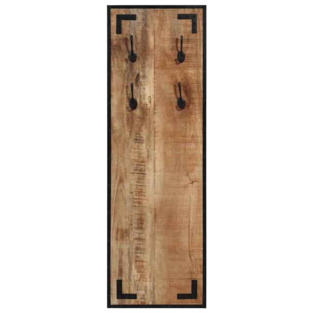 Berkfield Home Coat Rack 35x8x110 cm Solid Rough Wood Mango in Brown - Size: 35 x 8 x 110 cm - image 1
