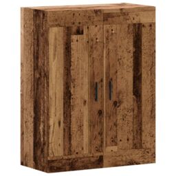 Berkfield Home Wall Mounted Cabinet Old Wood 69.5x34x90 cm Engineered Wood in Brown - thumbnail 2