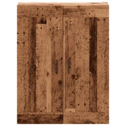 Berkfield Home Wall Mounted Cabinet Old Wood 69.5x34x90 cm Engineered Wood in Brown - thumbnail 4