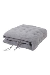Living and Home 160x50cm Sherpa Fleece Lounge Cushion Warm Seat Pad Cosy Home Decor in Grey - Size: 160x50 cm - thumbnail 5