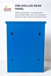 Homescapes Smart Parcel Box® Medium Front Access Secure Delivery Box in Blue - thumbnail 8