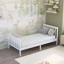 Aspire Kids Memory Foam Hybrid Mattress with OEKO-TEX fabric in White - Size: Small Double - thumbnail 1