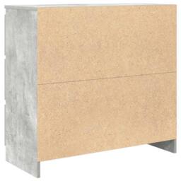 Berkfield Home Sideboard Concrete Grey 80x35x76 cm Engineered Wood - Size: 80 x 35 x 76 cm - thumbnail 8