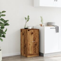 Berkfield Home Apothecary Cabinet Old Wood 40x41x77.5 cm Engineered Wood in Brown - thumbnail 4