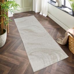 Desire Rugs Perla Modern Abstract Living Room Area Rug Metallic-Beige Resin in Beige - Size: 120 cm x 170 cm - thumbnail 6