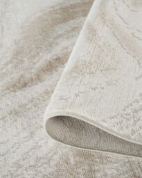 Desire Rugs Perla Modern Abstract Living Room Area Rug Metallic-Beige Resin in Beige - Size: 120 cm x 170 cm - thumbnail 4