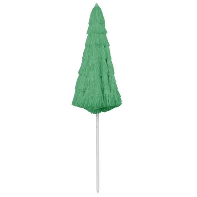 Berkfield Home Hawaii Beach Umbrella Green 300 cm - image 1