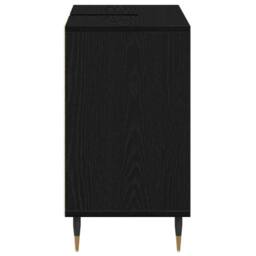 Berkfield Home Vanity Unit Black Oak Engineered Wood Medium Black Oak Vanity - thumbnail 7