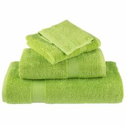 Berkfield Home Premium Shower Towels SOLUND 2 pcs Apple Green 70x140 cm 600 gsm - thumbnail 4