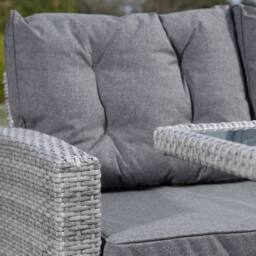 Rosewood & Stone Home Montacute - Corner, Bench & Table Dining Set in Grey on Grey - thumbnail 3