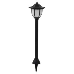 Berkfield Home Outdoor Solar Lamps 3 pcs LED Black - thumbnail 2