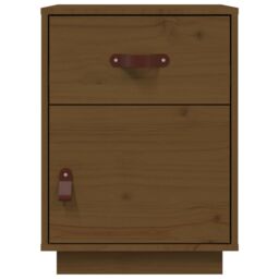 Berkfield Home Bedside Cabinets 2 pcs Honey Brown 40x34x55 cm Solid Wood Pine - Size: 40 x 34 x 55 cm - thumbnail 6
