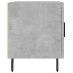 Berkfield Home Bedside Cabinets 2 pcs Concrete Grey 40x40x50 cm Engineered Wood - Size: 40 x 40 x 50 cm - thumbnail 8