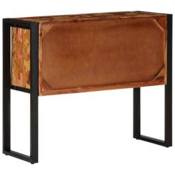 Berkfield Home Console Cabinet Multicolour 90x35x75 cm Solid Wood Reclaimed - Size: 90 x 35 x 75 cm - thumbnail 7