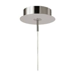 Netlighting Aire Pendant 69cm Round 42W 3000K 3700lm Silver Frosted Acrylic Chrome - thumbnail 3