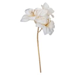 VFM e-Store Christmas Amarylis Spray Decoration 56cm x 22cm Cream X 1 - Size: 56 cm x 22 cm - thumbnail 1