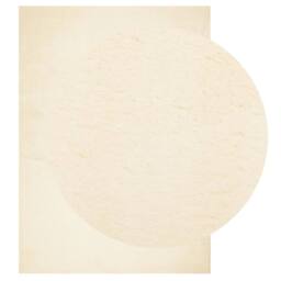 Berkfield Home Rug HUARTE Short Pile Soft & Washable Cream 240x340 cm - Size: Medium - thumbnail 1