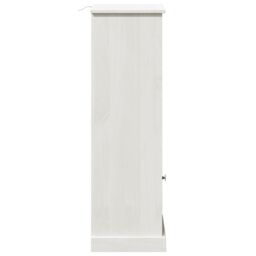 Berkfield Home Bathroom Cabinet with Storage White Solid pine wood - thumbnail 7