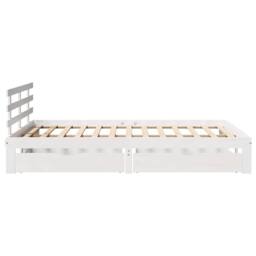 Berkfield Home Bed Frame with Drawers without Mattress White 160x200 cm - thumbnail 5