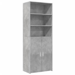 Berkfield Home Highboard Concrete Grey 70x42.5x185 cm Engineered Wood - thumbnail 2