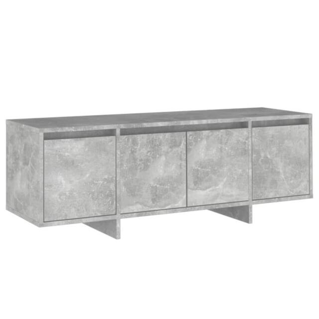 Berkfield Home TV Cabinet Concrete Grey 120x30x40.5 cm Engineered Wood - image 1