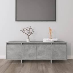 Berkfield Home TV Cabinet Concrete Grey 120x30x40.5 cm Engineered Wood - thumbnail 2