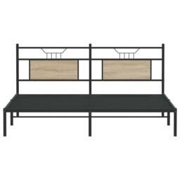 Berkfield Home Decorative Bed Frame without Mattress Sonoma Oak 160x200 cm Engin in Brown - thumbnail 6