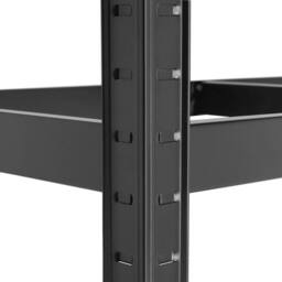 Kelvenix 180cm x 90cm x 40cm 5-Tier Garage Shelving Unit Heavy Duty in Black - Size: 0.6m2 - thumbnail 4