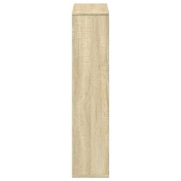 Berkfield Home Bookcase Sonoma Oak 63x20x90 cm Engineered Wood in Brown - Size: 63 x 20 x 90 cm - thumbnail 6