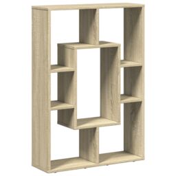 Berkfield Home Bookcase Sonoma Oak 63x20x90 cm Engineered Wood in Brown - Size: 63 x 20 x 90 cm - thumbnail 2