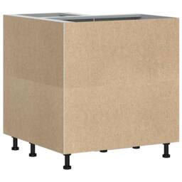Berkfield Home Kitchen Corner Base Cabinet¬†Porto Concrete Grey Engineered Wood - thumbnail 8