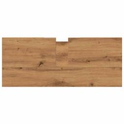 Berkfield Home Bathroom Sink Cabinet Artisan Oak 80x33x60 cm Engineered Wood in Brown - Size: 80 x 33 x 60 cm - thumbnail 7