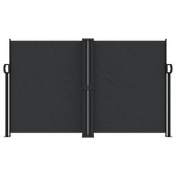 Berkfield Home Retractable Side Awning Black 140x600 cm - thumbnail 3