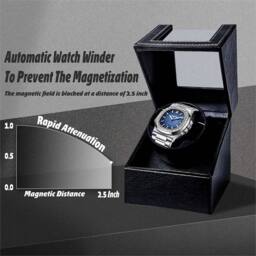 SPETLEK Single Watch Display Case black 1Rotation Modes - Size: 500mm - thumbnail 2