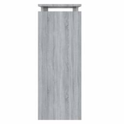Berkfield Home Decorative Console Table Grey Sonoma 80x30x80 cm Engineered Wood - Size: 80 x 30 x 80 cm - thumbnail 4