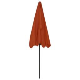 Berkfield Home Beach Umbrella Terracotta 200x125 cm - thumbnail 5