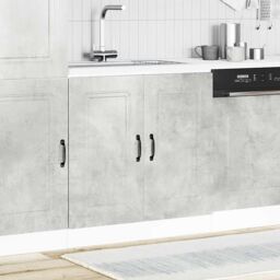Berkfield Home Sink Base Cabinet Kalmar Concrete Grey 80x46x81.5 cm Engineered Wood - thumbnail 3