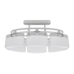 Berkfield Home Ceiling Lamp with Ellipsoid Glass Shades 2 pcs E14 in White - thumbnail 5