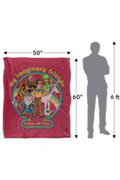 Steven Rhodes My Imaginary Friends Silky Super Soft Throw Blanket - Size: Large - thumbnail 3