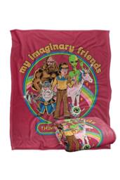 Steven Rhodes My Imaginary Friends Silky Super Soft Throw Blanket - Size: Large - thumbnail 2