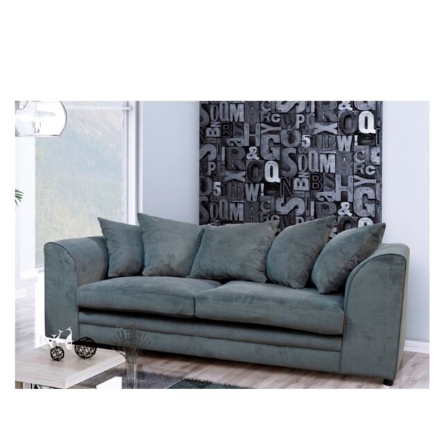 Snugg Furniture UK Limited Chelsea 3 Seater Sofa in Grey